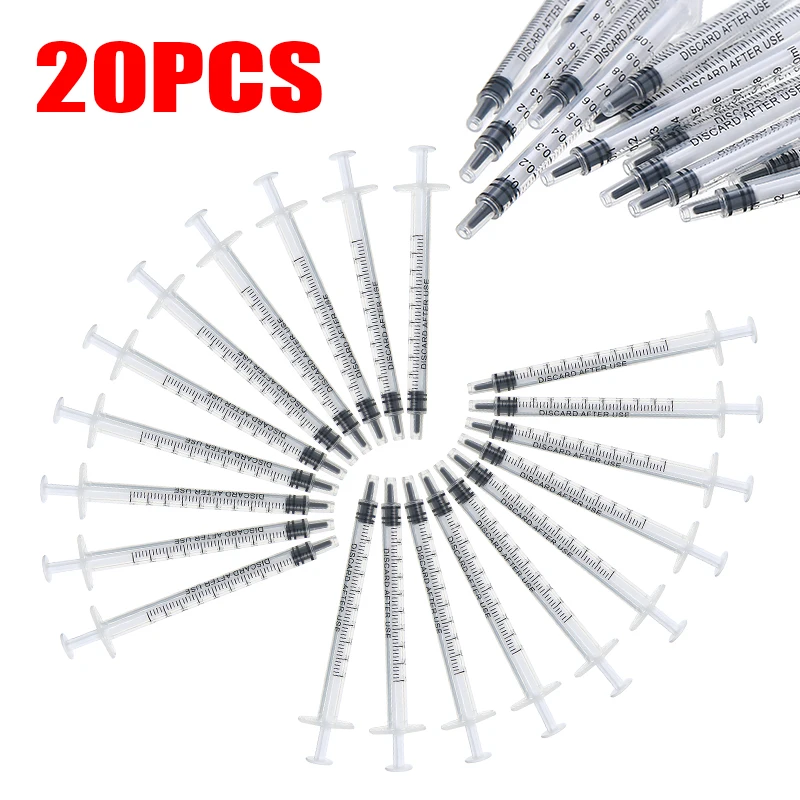 20 Siringhe Monouso in Plastic - Gel Refill Pack recensione e prezzo